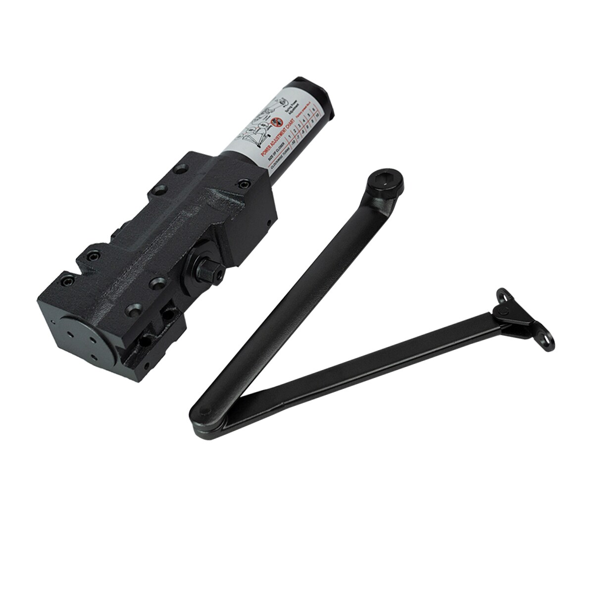 CL-4840CL Adjustable Surface Mounted Door Closer (Cast Iron